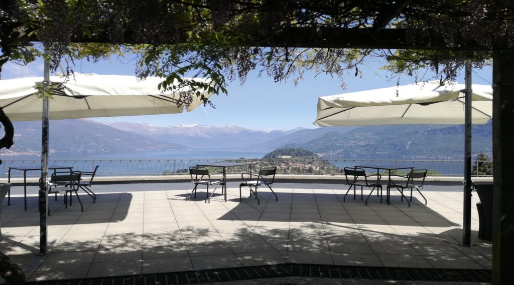 Jezioro Bellagio, widok z hotelu Il Perlo Panorama